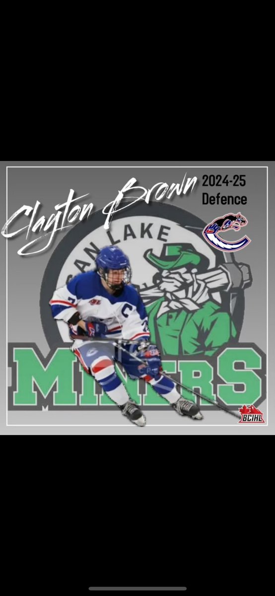 Signing Alert 🚨 we are excited to announce that Clayton Brown will be joining us next year. Clayton spent his entire Jr career with the <a href="/CV_Thundercats/">Creston Thunder Cats</a> of the <a href="/KIJHL/">Kootenay International Junior ‘A’ Hockey League</a> Clayton will add leadership and depth to our blue line next season. Welcome Clayton!