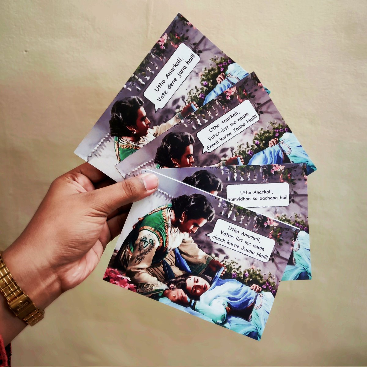 parchamtweets's tweet photo. Utho Anarkali and Join us at Parcham's Friendship Club, We make things Fun. Our Friendship Club is spreading the word with our vibrant postcards, memes, and inspiring slogans. Join us in making a difference. let's make voting cool and meaningful! 🗳️🎨 @ecisveep @ceo_maharashtra https://t.co/uditI7Ogwq