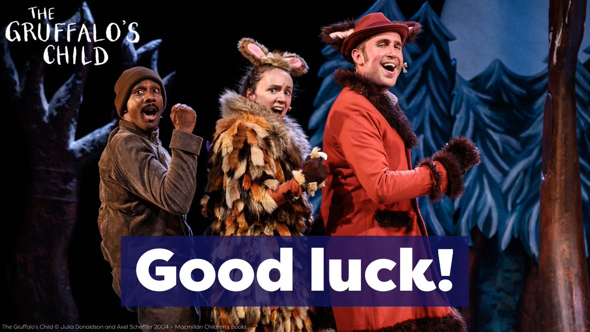 A huge thank you and good luck to the cast and crew of The Gruffalo's Child who are entering the final couple of weeks of their UK tour at @the_lowry and @mayflower_theatre 🌟 Have you caught them on their travels?