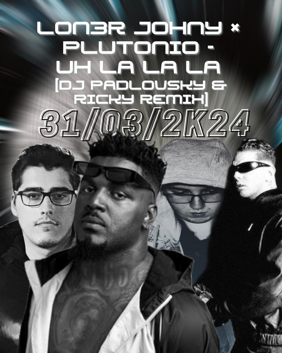 DjPadlovsky's tweet photo. LON3R JOHNY &amp; PLUTONIO - UH LA LA LA (DJ PADLOVSKY &amp; @DjRICKY_Oficial Remix) [Versão Extensa disponível no DOMINGO]
👊🔥

#remix #music #dj #hiphop #rap #song #producer #edm #uhlalala #lon3rjohny #plutonio #raptuga #Portugal   #remixmagic  #djricky #djpadlovsky #groove #tribal https://t.co/j0hGcWRPpX