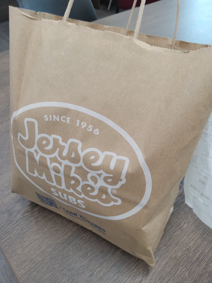 If there's ever a good day to buy your team lunch, today's a pretty good one @jerseymikes #JerseyMikesGives