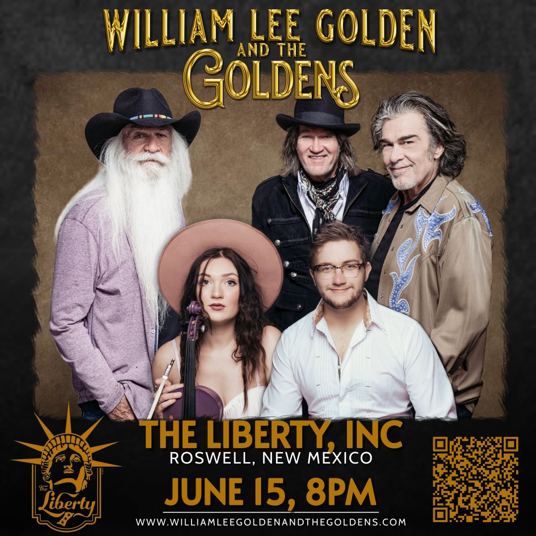 Join us at The Liberty on June 15th in Roswell, NM for an unforgettable night of Country, Gospel, and Rock hits. Who knows you may just see a 🛸👽too ;) tickets.holdmyticket.com/tickets/428974