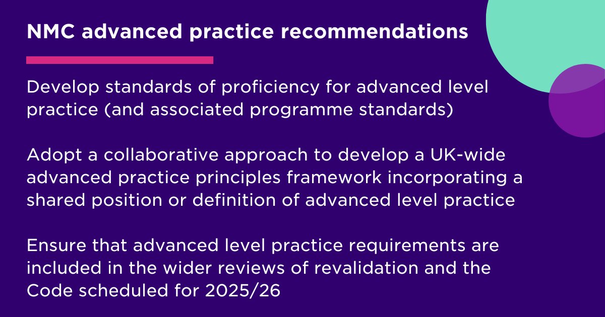 Council have now accepted these recommendation to develop a combination of approaches to the regulation of advanced practice