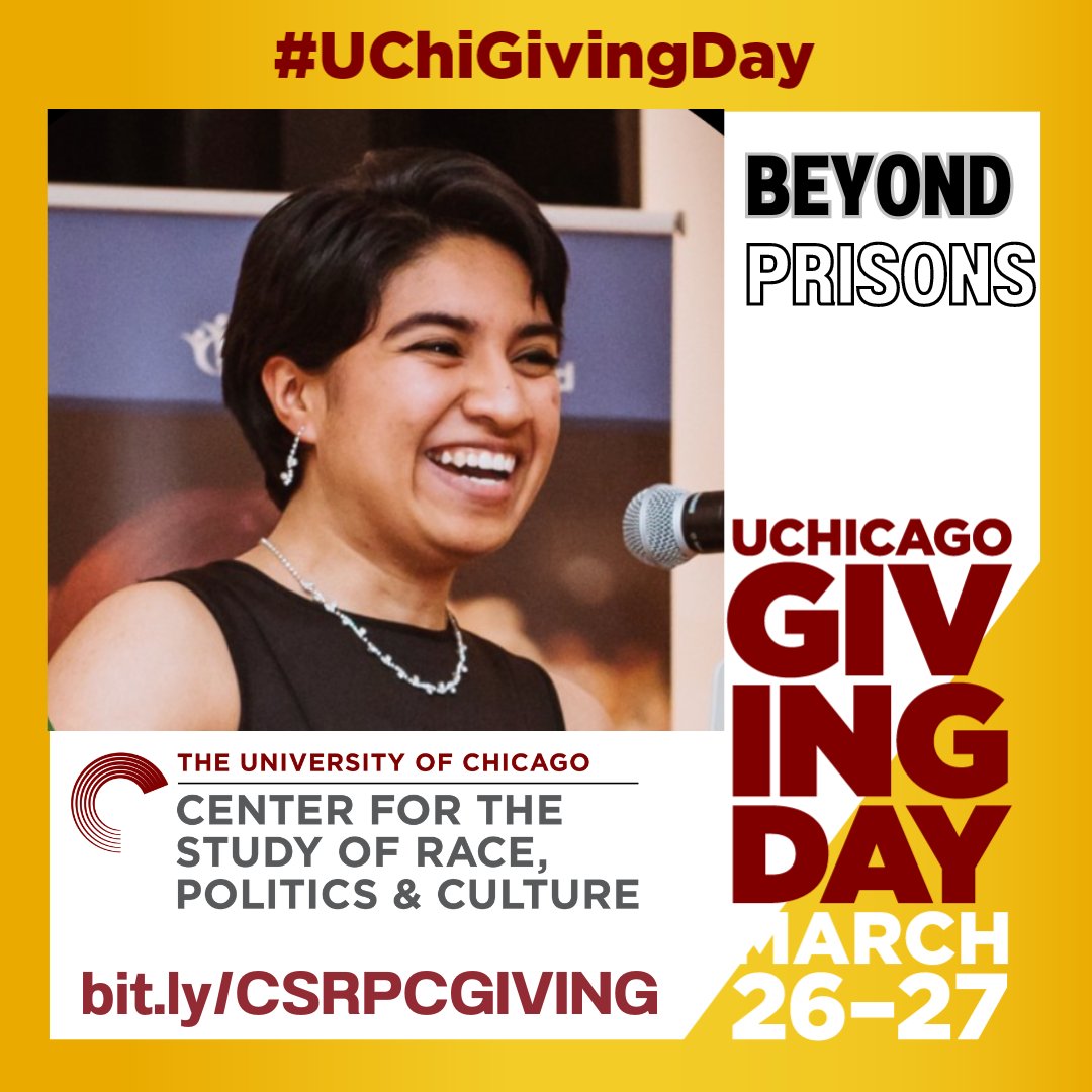 Beyond Prisons has broadened my understanding of what it means to conduct scholarship in the face of the carceral system’s barriers and challenges. There is still time to give and no gift is too small at bit.ly/CSRPCGIVING 🙏🏼 Fernanda Ponce, Beyond Prisons Intern