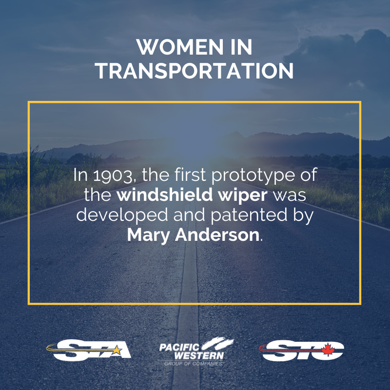 RideSTBus's tweet photo. Clearing the view ahead! Mary Anderson's windshield prototype in 1903 revolutionized car safety.

#WomensHistory #WomeninTransportation #MaryAnderson #schoolbuscontractor #schooltransportation #studenttransportation https://t.co/hc43jqwWox