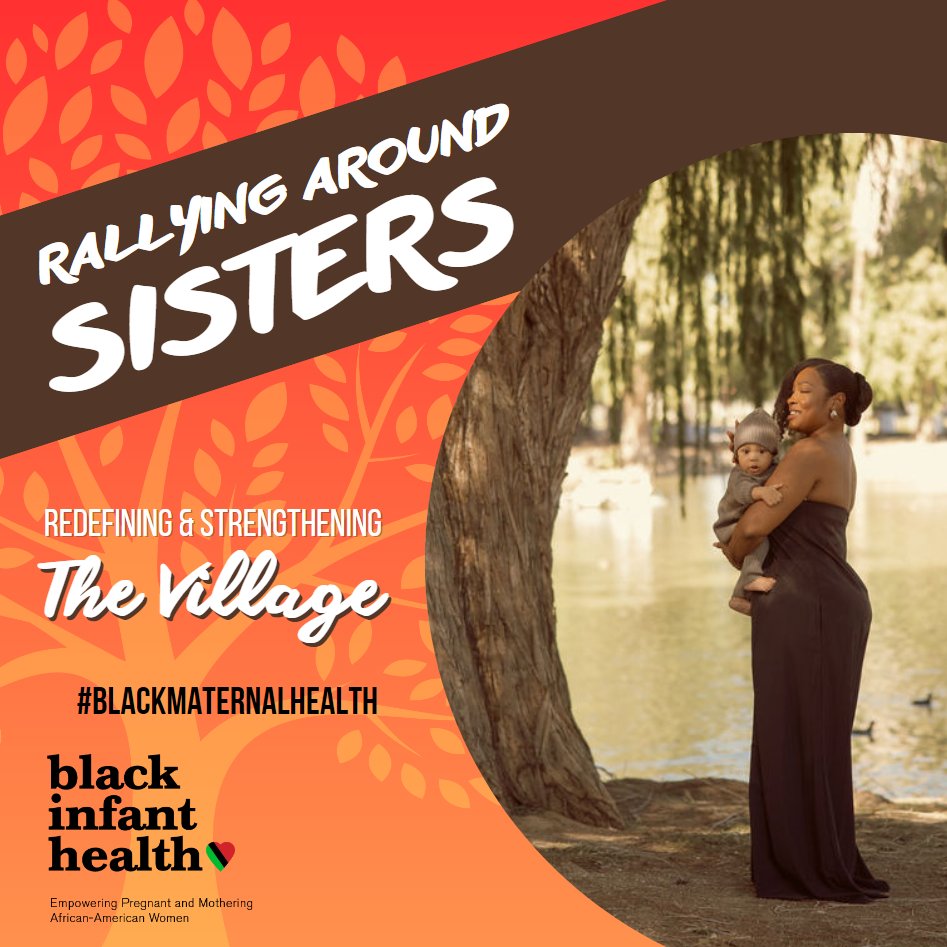 Redefine and strengthen the birthing experience by being equipped with the tools to rally around SISTERS through the Black Infant Health Program.

#BlackInfantHealth #BlackMaternalHealth #infant #newborn #postpartum #prenatalcare #skintoskin #perinatalequity
