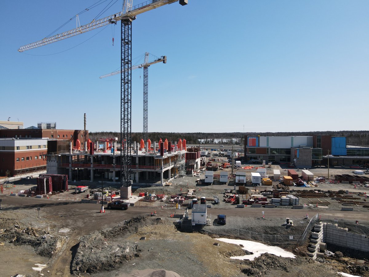 One year in the making! In March 2023, construction of the Clinical Services Building at Cape Breton Regional Hospital in Sydney began, and today, construction is well underway on the eight-story building. To learn more about the project, visit buildns.ca/healthcare