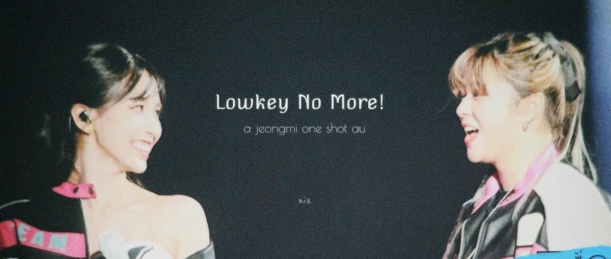 yjynfics's tweet photo. Lowkey No More!

— a #jeongmi one shot au

wherein famous vlogger mina finally revealed her longtime lowkey girlfriend through a youtube vlog. https://t.co/xzQ4HuCIb3