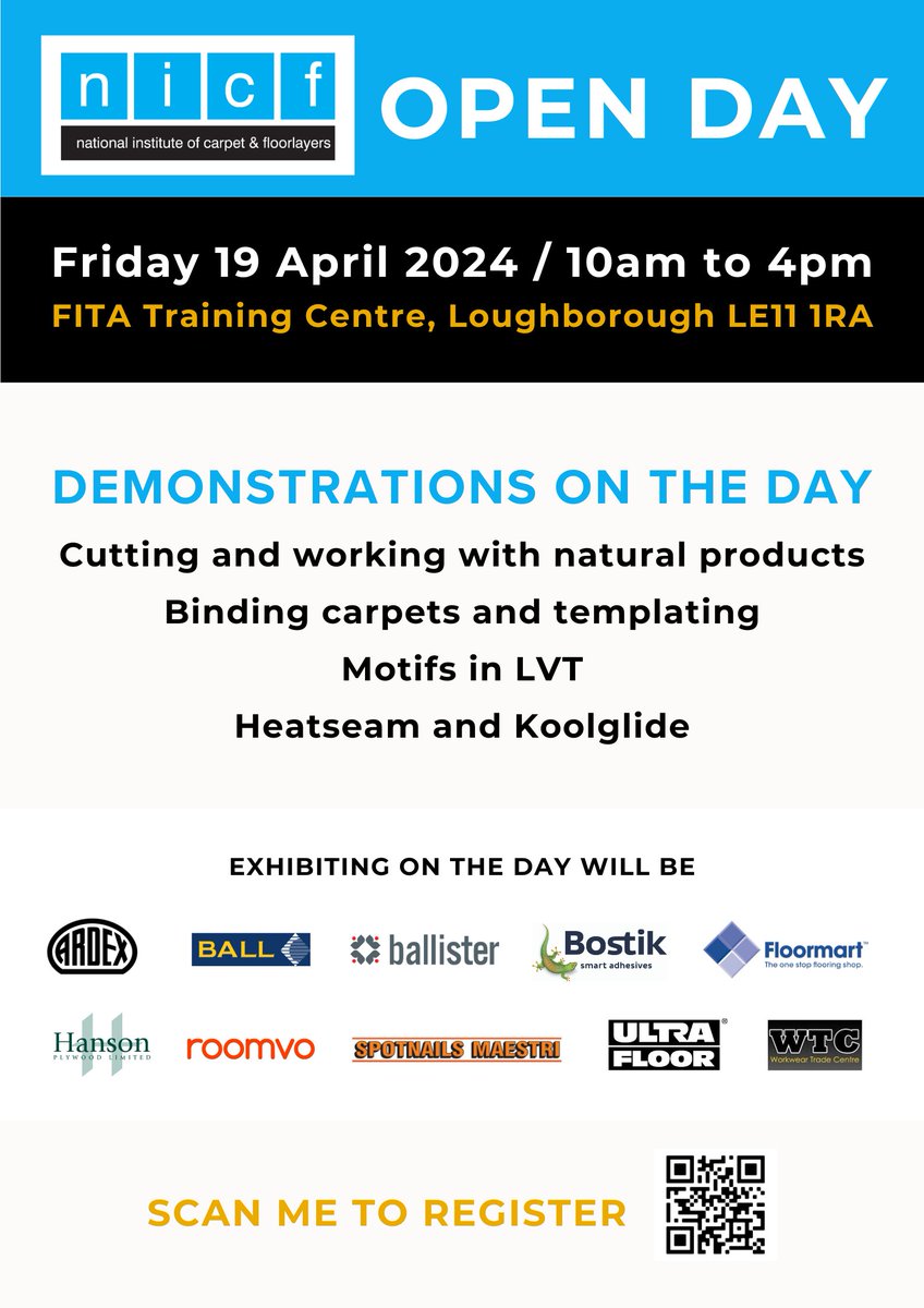 Don't miss out on NICF's Open Day 2024! Experience live demonstrations and meet industry renowned exhibitors. Save the date for this exciting FREE event on Friday 19 April 2024! Register now to secure your spot: share.hsforms.com/1UKbX1GHLSFGbY…