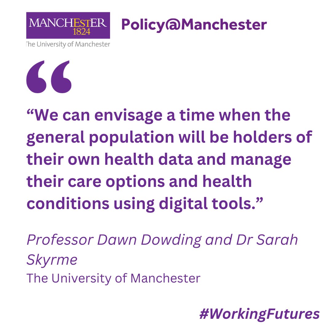 🔍 #Workingfutures explores current & future workplace challenges. 🏥 In their article, @decisiondawn and @SarahSkyrme explain how inequality in digital access extends to nurses. 👇 Read it here: ow.ly/nvbH50PWBmy