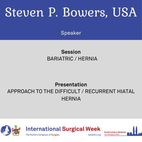 🔬 Honored to introduce the brilliant minds shaping the future of surgery! 🌟 Grateful for their collaboration at the International Surgical Week (ISW) 2024 in Kuala Lumpur, Malaysia! Get ready to be inspired by our esteemed lecturers and speakers. #isssic #isw2024kualalumpur
