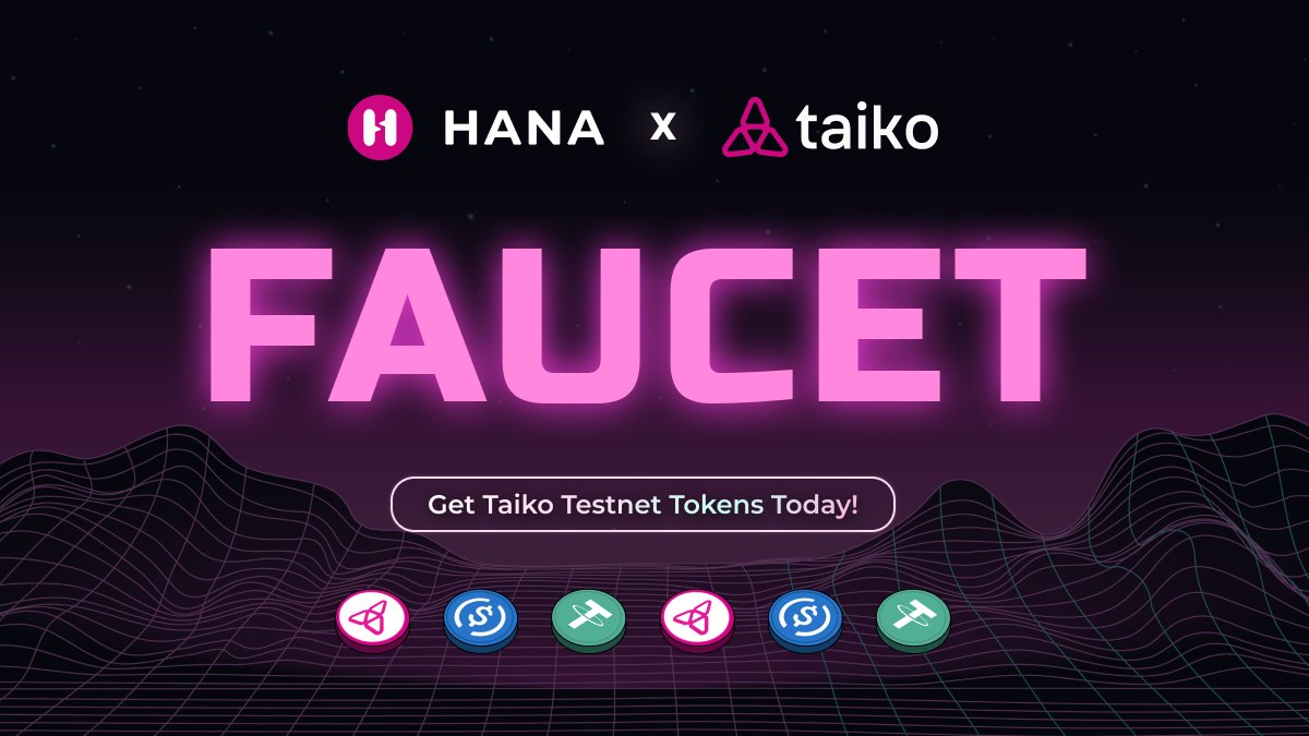 Hana_Finance's tweet image. Hana's Testnet Faucet is now LIVE.

If you haven't already figured, Hana will be the way to intereact with Taiko's testnet and earn our airdrops 🤔

Try it now: hana.finance/faucet
