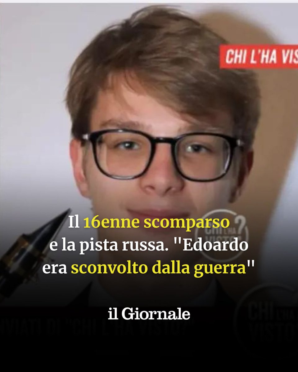 ilgiornale's tweet image. Edoardo Galli, scomparso da #Colico (Lecco) "aveva fatto ricerche col computer su come sopravvivere in alta quota senza acqua o cibo". Ma i genitori temono possa essere diretto in #Russia: "era rimasto sconvolto dalla guerra in #Ucraina".

➡️ cstu.io/644fea