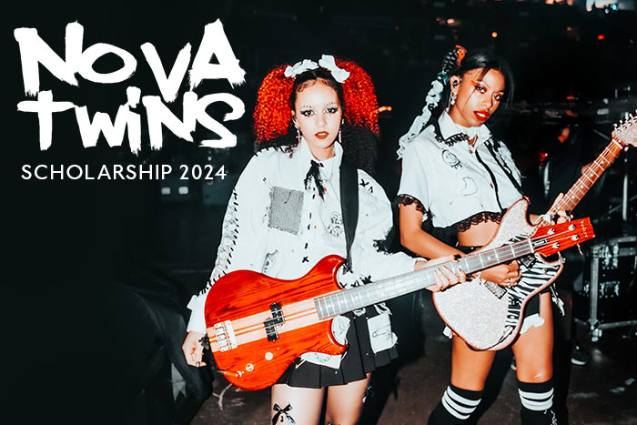 We are delighted that Amy Love and Georgia South of BRIT Award and MOBO-nominated rock band Nova Twins will be returning as Ambassadors for our BA Creative Musicianship Scholarship in 2024! You can read more here: eu1.hubs.ly/H08dc3J0 #Scholarship #StudyMusic #ICMPLondon