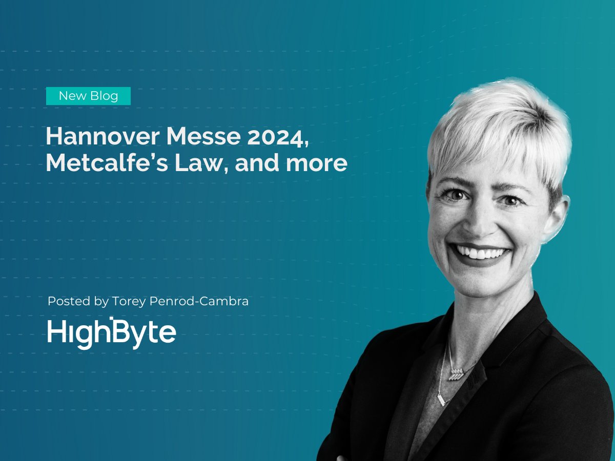 ✈️ With @hannover_messe 2024 just around the corner, HighByte’s Torey Penrod-Cambra is here to give you a full rundown of what you can expect from the HighByte team in Germany. Read this post for details on our exhibition, sessions & more: bit.ly/4ask0mz #HM24 #DataOps