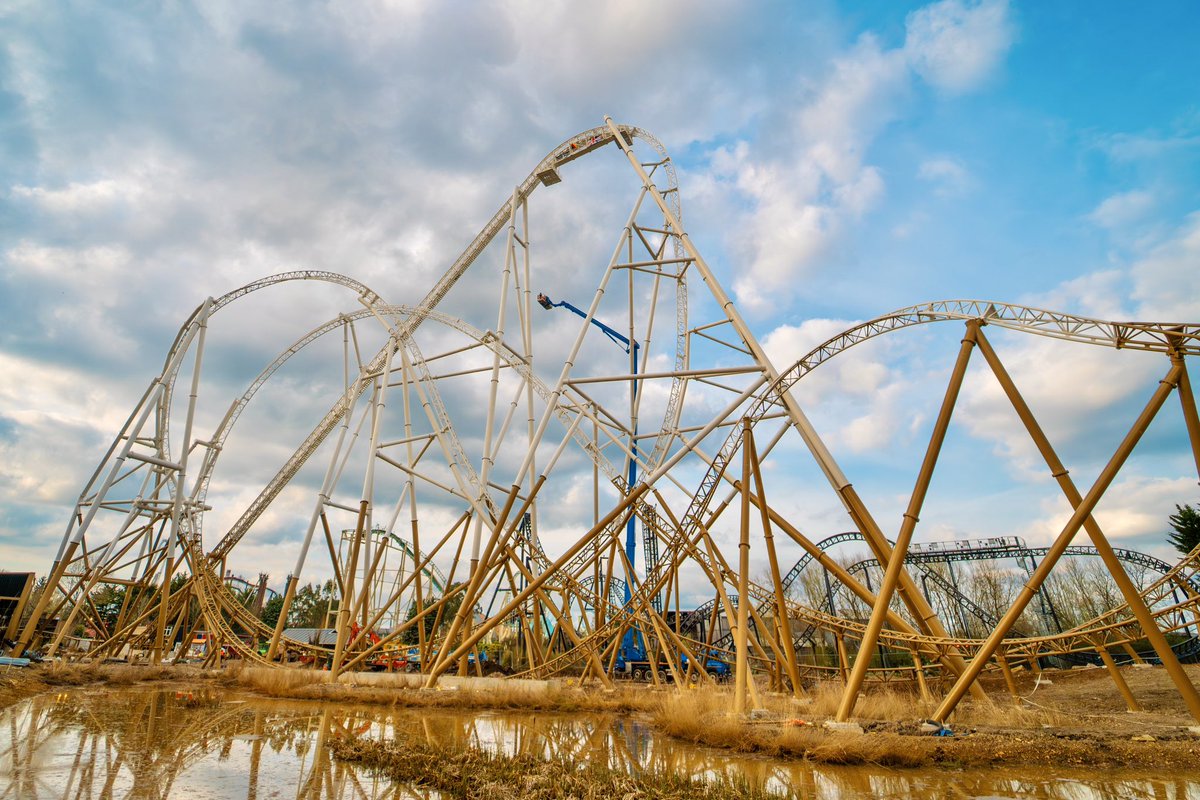J_Silkstone's tweet photo. Hyperia - the UK’s tallest rollercoaster opening 24th May 2024 at @THORPEPARK 🎢🪽 https://t.co/3Lr2BWUEEN