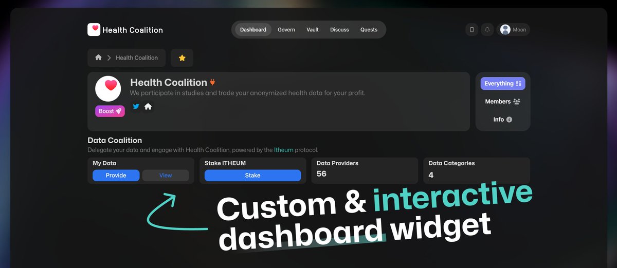 NOW available: Dashboard Widgets!🔥 Enabling you to develop custom widgets displayed on the home page for any DAO⚡️ 👉 completely customizable & interactive, part of our open-source Extensions Kit #MultiversX