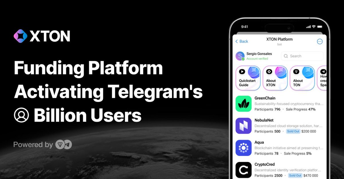 🔈 <a href="/xton_official/">XTON</a> launched the first cross-chain launchpad for the TON Ecosystem, seamlessly integrating the liquidity of EVM chains with #TON and <a href="/telegram/">Telegram Messenger</a>’s 900M monthly active users.

XTON has also introduced the beta version of XTON Campaigns, a Telegram Mini App offering