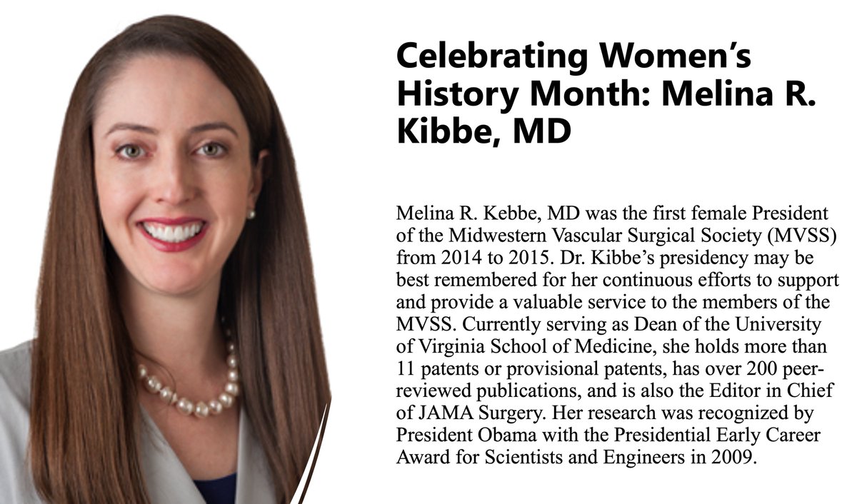 In honor of women's history month, we'd like to celebrate our first (but not last!) woman president, @kibbemr!