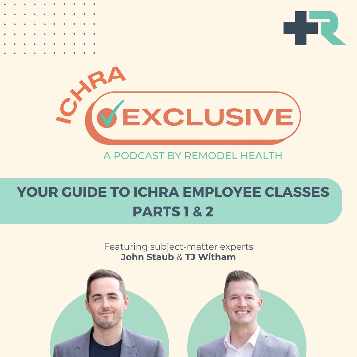 Some topics are too important for just one episode, so we're bringing you "Your Guide to ICHRA Employee Classes Parts 1 &amp; 2"! 🌟 Listen to Part 1 today and stay tuned for Part 2 tomorrow!

ichraexclusive.buzzsprout.com