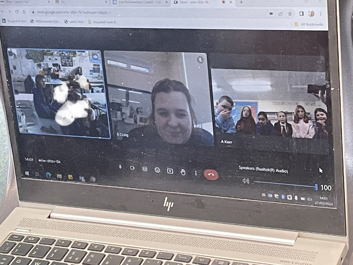 Our Young Leaders of Learning (YLL) met virtually 💻today with cluster YLL in @BusbyPrimary and @Carolside_PS to discuss Participatory Budgeting 💷and compare what we had been working on over the last year @ERC @WilliamwoodHS