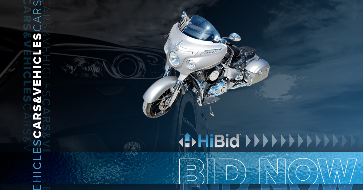 hibidauctions's tweet image. 2017 Indian Chieftain Motorcycle, now available at Estate Auctions 411 🏍️ 

Online Auction Only - Ends: 3/28/24
Auction Details: tinyurl.com/3epzbjx2 👈

#HiBid #HiBidAuctions #IndianChieftain #MotorcycleAuction #OnlineMotorcycleAuction #Bid