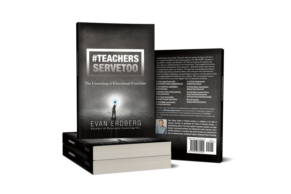 New book! #TeachersServeToo calls out the issues within the education profession and proposes we come together to support teachers and empower them. Read more: 🔗 proxlearn.com/blog/why-tst--…