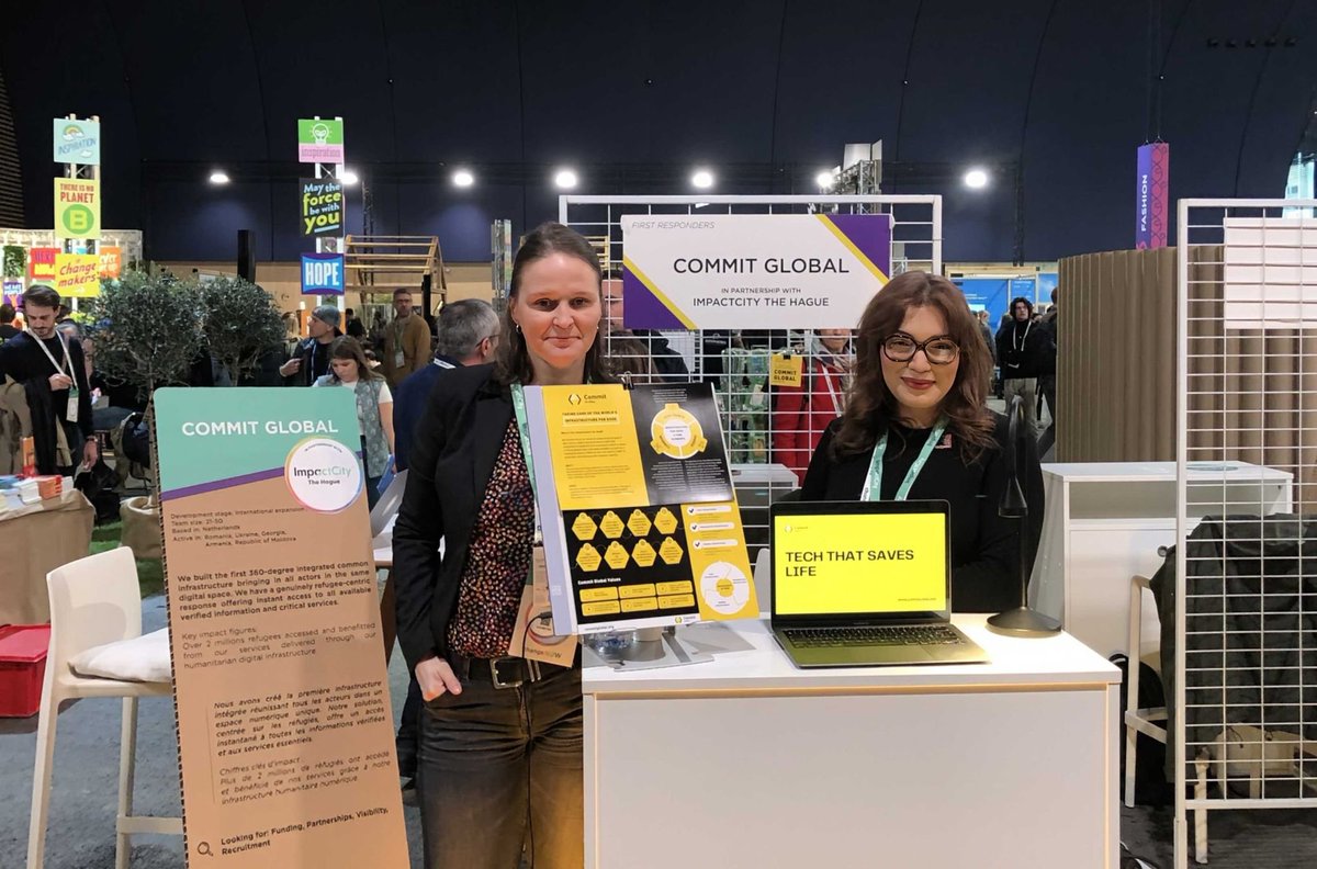 commitglobalorg's tweet image. 🌍 Excited to be @ChangeNOW_world in Paris, the premier event for planet-saving solutions! Meet our team: @anca_dragoi17 and Ghofran Vilquin, and explore innovative solutions to global challenges. Let&apos;s harness tech for good together! #CommitGlobal #CivicTech #TechForSocialGood