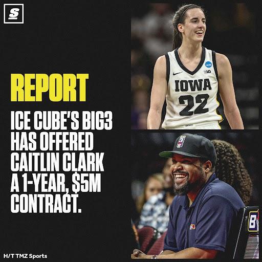 Caitlin Clark would be reportedly paid $5M to play 10 games, guaranteed!! 😳💰