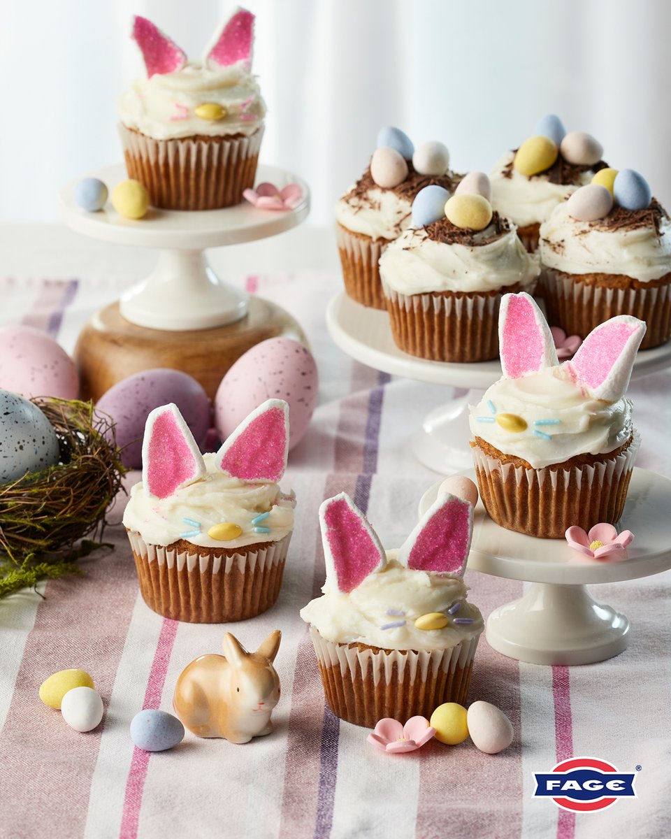 Take baking to the next level with FAGE Sour Cream! Add a little magic to your dessert table with these ADORABLE Carrot Cake Cupcakes 🐰🥕 bit.ly/FAGE-SCcupcakes