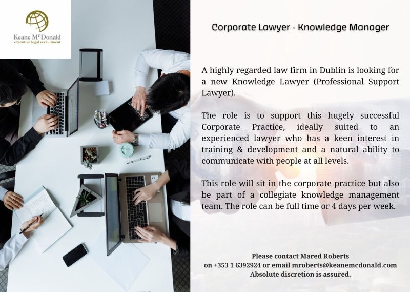 #lawyer #keanemcdonaldrecruitment #hiring #dublinjobs #legaljobs #legalrecruitment