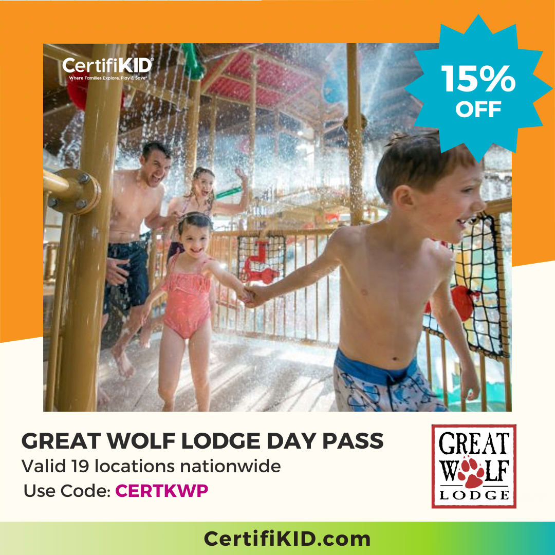 Rainy days aren’t ruining our pool vibe. We’re hitting Great Wolf Lodge’s amazing indoor water park and saving 15% on day passes. Life’s better by the water slide.

bit.ly/3PF3d7E

#CertifiKID #savebig #dealsdealsdeals #momlife #momhack #dealfinder #GWL #GWLPack