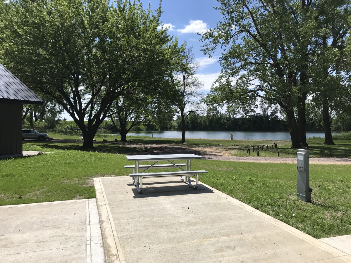 Douma Park in NW Iowa, includes a 10-acre fishing & swimming pond. An investment from #LWCF through the State & Local Assistance Program in 2019 was used to renovate the park & update it to accommodate the increased demand for outdoor recreation spaces.