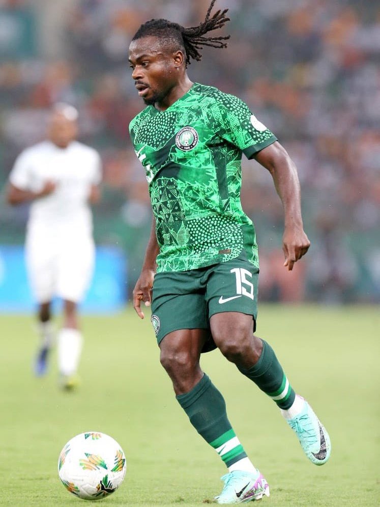 digit_sport's tweet photo. Moses Simon @Simon27Moses suffered a fracture in his fibula yesterday against Mali.
Potentially out for the rest of the season.
Quick recovery champ!
#NGAMLI https://t.co/J7imhW214z