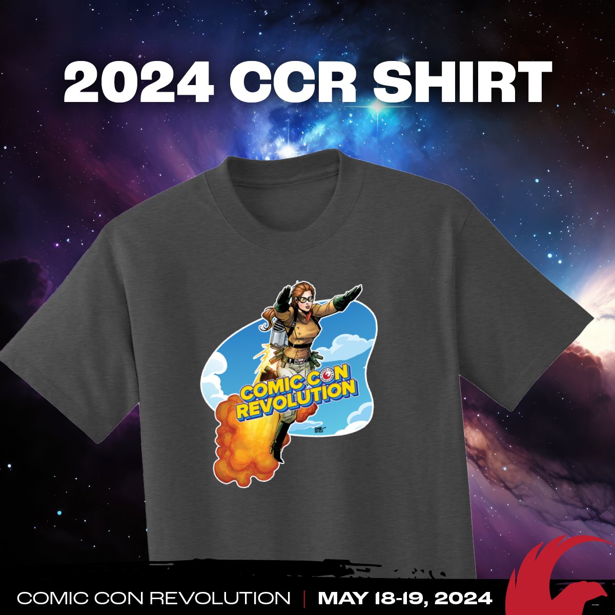 ComicConRvltn's tweet photo. π Our 2024 #JetpackJules shirt is here! Featuring art by @J0ELG & @Midimew this year's tee is a limited edition so once it's sold out it's gone! Preorder one today & pick it up at the show!
Tix: https://t.co/FDH6TDJW07
#comicconrevolution #comiccon #ontariocalifornia #socal https://t.co/P2yTHaGHOJ