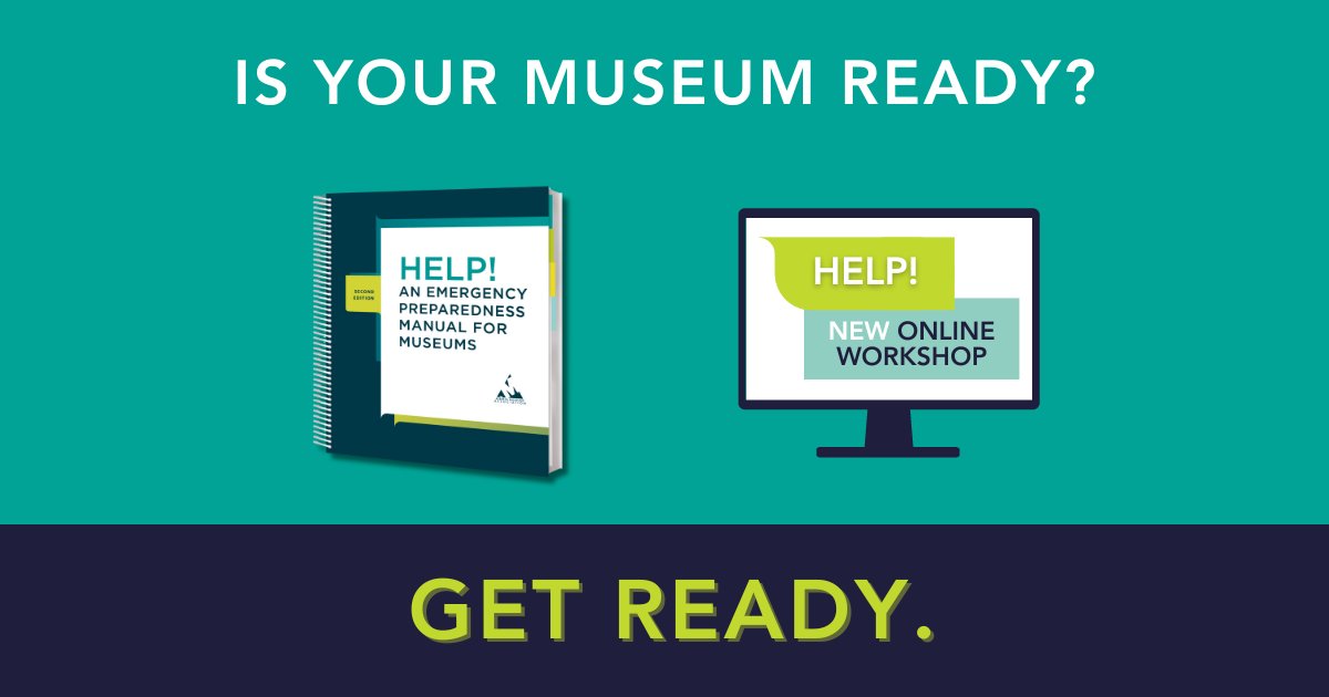 The <a href="/AlbertaMuseums/">Alberta Museums Assn</a>  (AMA) is pleased to announce a new online workshop, HELP! Online Emergency Preparedness Workshop.
museums.ab.ca/events/event-d…
This online workshop will guide participants through the process of developing an Emergency Preparedness Framework for their museum.