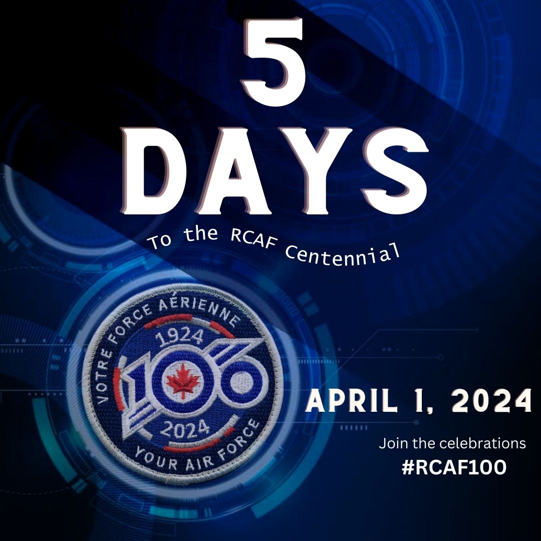 ⏰ 5 days until the RCAF Centennial and the excitement is palpable! Share your stories and pictures using #RCAF100!