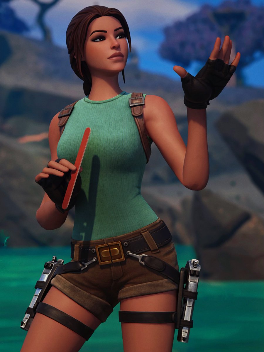 Lara Croft in Fortnite