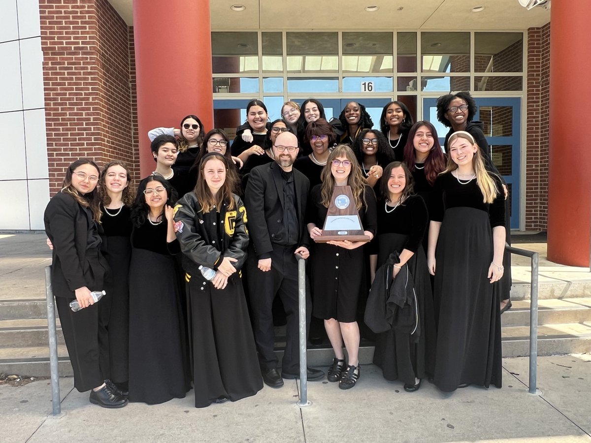 Congrats to the GHS A Cappella Mixed, Varsity Tenor Bass, Varsity Treble and Chorale Treble Choirs for receiving 'Sweepstakes' at UIL. Our groups earned superior ratings and continues the long-lasting tradition of Musical Excellence at GHS. #ChooseTheOriginal