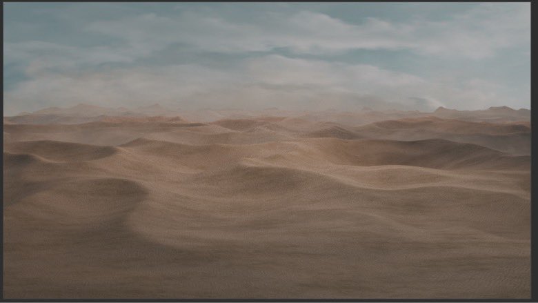 FrankSquare3D's tweet photo. Gm 🤟🤟🤟🤟 working on Dune inspired environment in blender 🔗 https://t.co/xw0xnTqOvj
