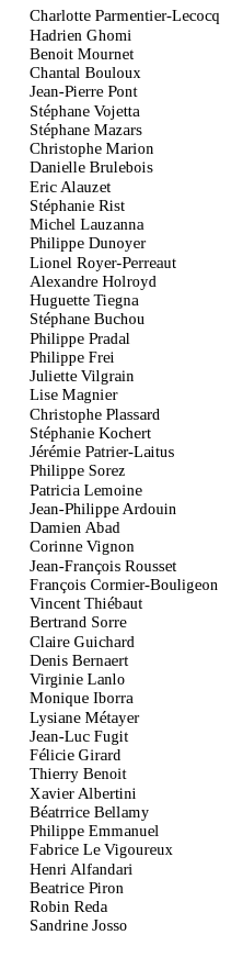 pbeyssac's tweet photo. J'ai obtenu la liste des parlementaires signataires de la (nième) tribune "anti anonymat" de @midy_paul. La voici. On n'y trouve aucun spécialiste du numérique. https://t.co/cIBNXJ0p6b