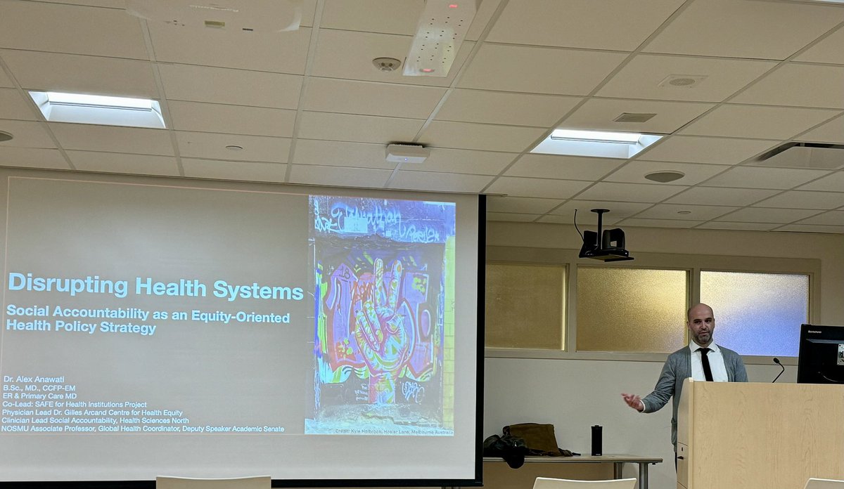 BaliSuchita's tweet photo. An impactful presentation on “Social Accountability: An Equity-Oriented Health Policy Strategy” by none other than @alexanawati. Thank you for sharing great insights on how #socialAccountability can help advance #healthEquity work at @HSN_Sudbury https://t.co/UoazrXJQ8w