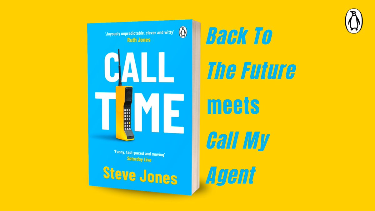 MichaelJBooks's tweet photo. One call can change your past. And f***-up everyone’s future . . .

Back To The Future meets Call My Agent, #CallTime by @SteveJones – preorder the paperback now: https://t.co/kGK7ZcTLer https://t.co/Qe890m0RrX