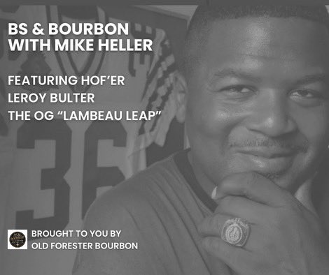 Our next BS & Bourbon is now official. Pro Football HOF'er LeRoy Butler @leap36 is our featured guest!! For any #Packers fan... this is a can't miss! It's at @RedandWhite331 on Tuesday, April 23rd. Tickets and VIP tickets available here checkout.square.site/merchant/0QVA2…