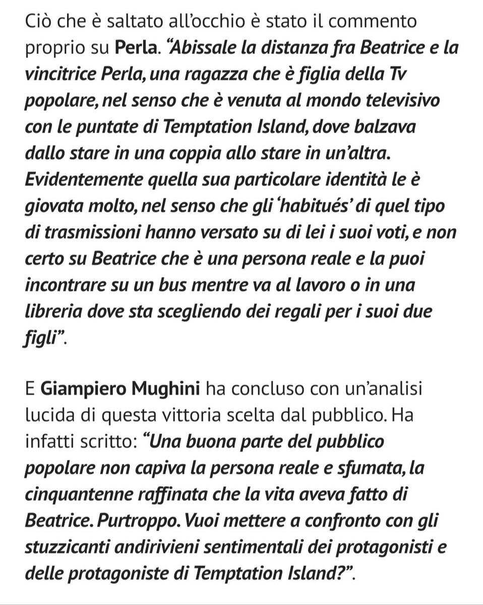 Lar02a's tweet photo. mughini ha servito contro la coppia di temptation island sipario #GrandeFratello https://t.co/D1JbCcmVCL