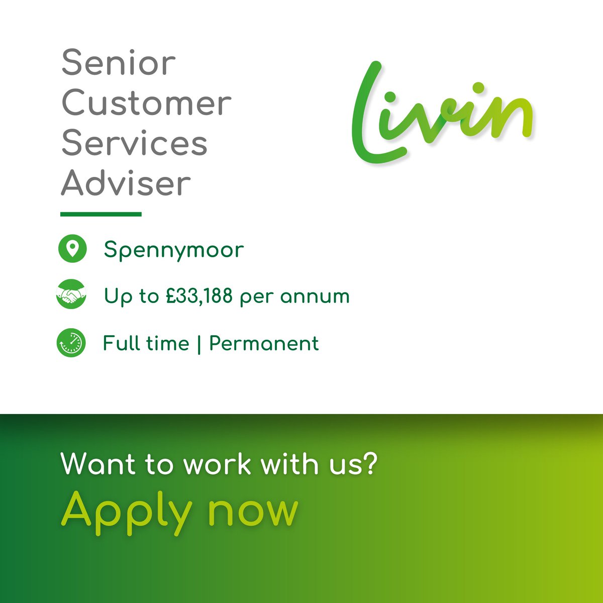 Are you passionate about delivering exceptional customer service? As the Senior Customer Services Adviser, you will be responsible for the day-to-day oversight of our Customer Services Advisers. Find out more or apply here > bit.ly/Livin-Current-…