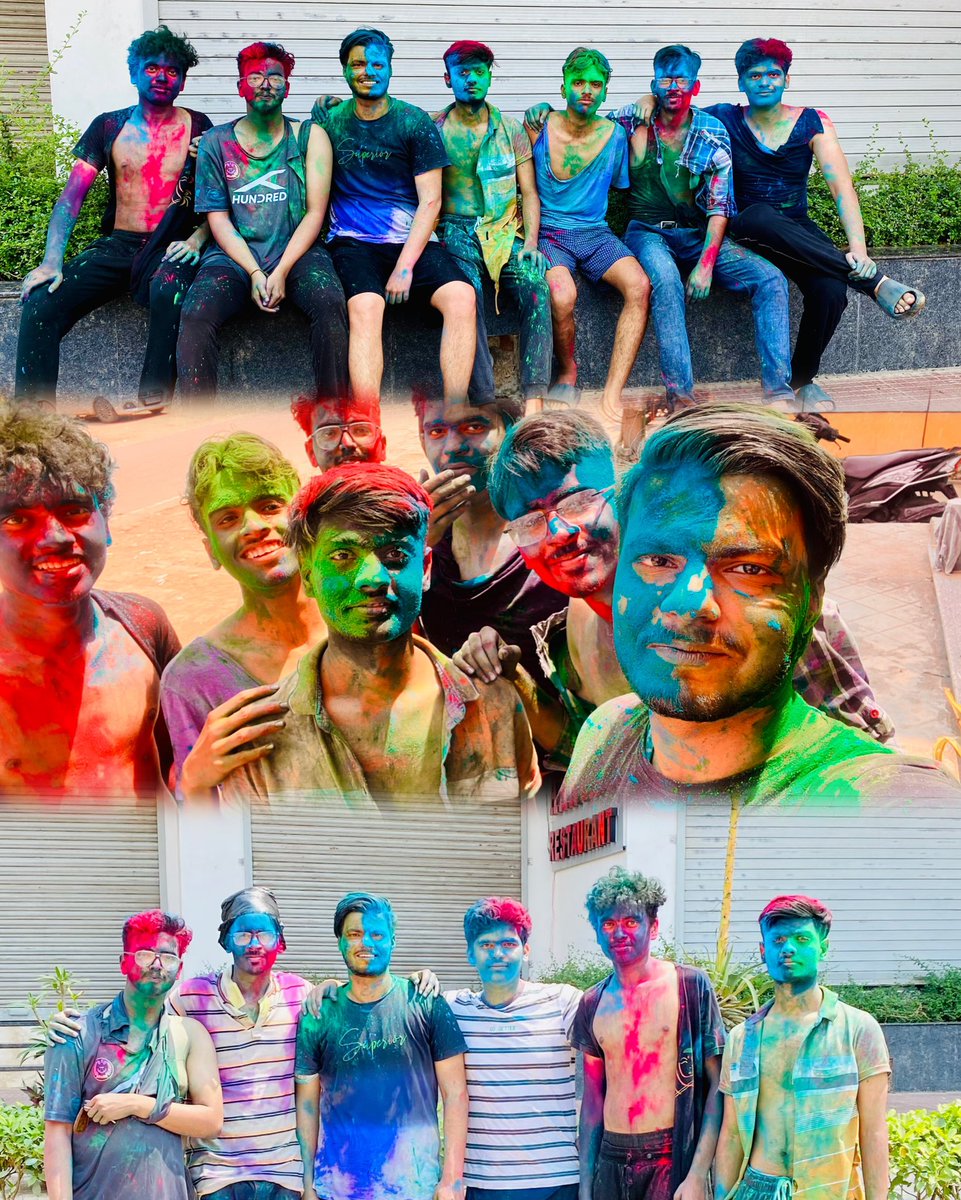 ArpittRoy's tweet photo. Bright hues, joyful hearts. 
Happy Holi!🌈❤️💚💙💛
#holi #ArpitRoy #ArpitRoyAra #ArpittRoy https://t.co/4vPx4yoWx3