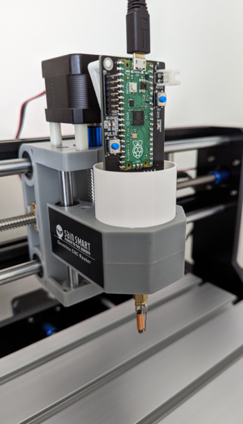 giammaiot2's tweet photo. picoemp-3018-adapter by abgeana

https://t.co/6ppFZD9x2x

Fusion 360, STEP and STL files for 3D printing an adapter to mount a ChipSHOUTER PicoEMP to a Genmitsu 3018-PRO CNC Router.

++Faulty Cat

#SoftwareDefinedEMP #SDEMP
#SoftwareDefinedEMFI #SDEMFI
#EW #EMP #EMFI https://t.co/57fUAgLhGy