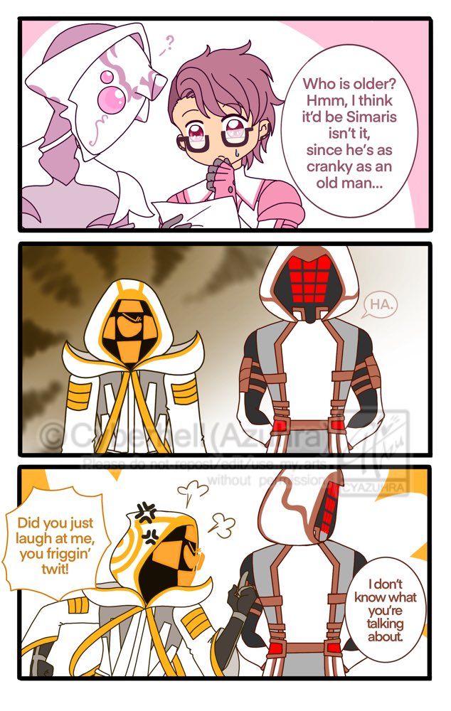 CyAzuhra's tweet photo. It sounded funny in my head *wheezes*
#Warframe #Simaris #Cy #Warframeart https://t.co/RJM6KbDqRI
