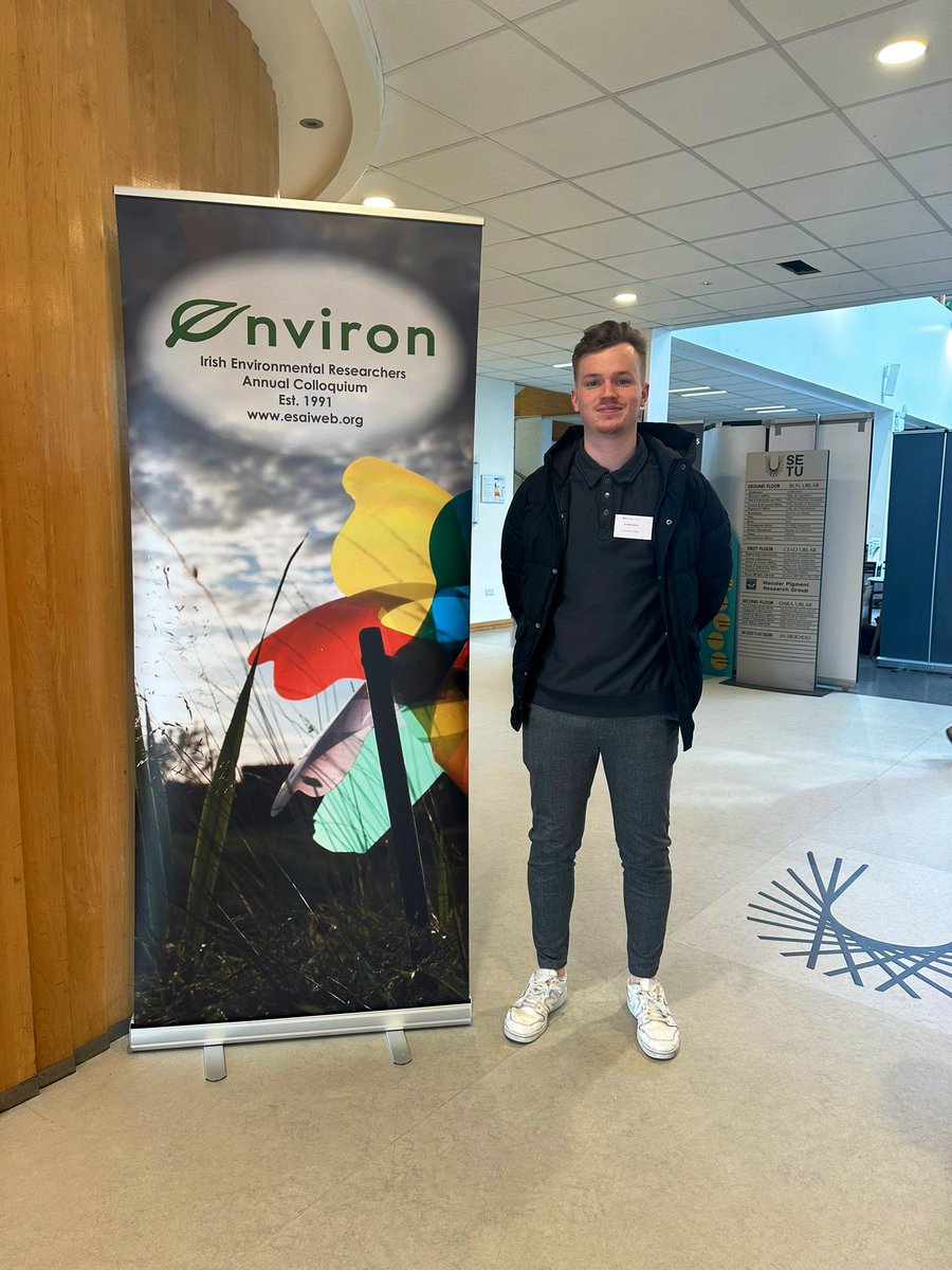 Delighted to have presented at my first conference at #Environ2024 hosted by SETU. I presented my work on monitoring E. coli concentrations in surface and groundwaters during extreme climate events. Many thanks to all! @arme_morris @galwayDERIVE @ESAI_Environ @EPAIreland